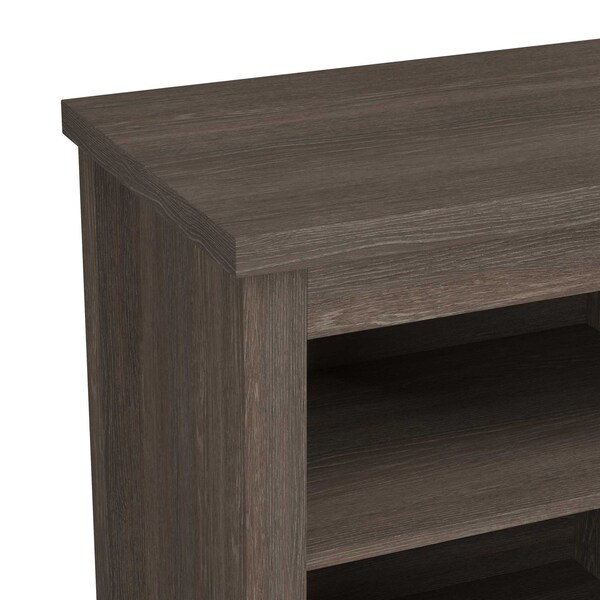 Flash Furniture 65" Espresso Finish 6 Cubby Open Storage TV Stand - GC-MBLK66-ESP-GG