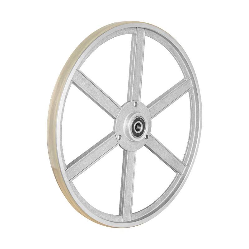Llantas de uretano de alta resistencia para sierra de cinta, 9 pulgadas de diámetro x 1/2 pulgada de ancho (paquete de 2) - BS900067-2