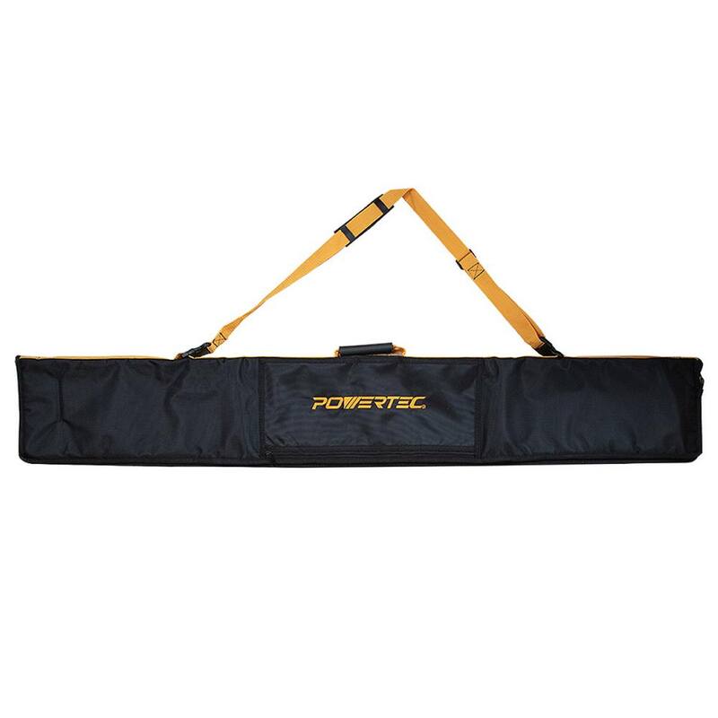 Bolsa de riel guía Premium de 60 pulgadas de POWERTEC con acolchado de doble lado para colocación segura del riel - 71411