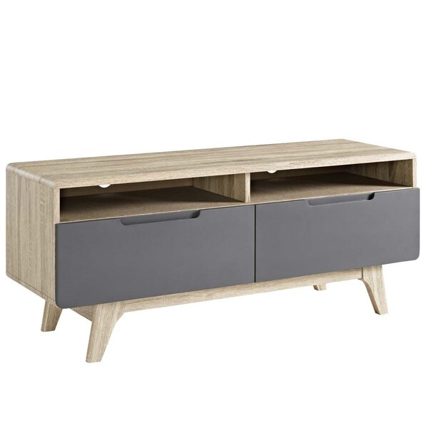 Modway Furniture 47 in. Origin TV Stand - Natural Gray, 19 x 47 x 15.5 in. - EEI-2533-NAT-GRY