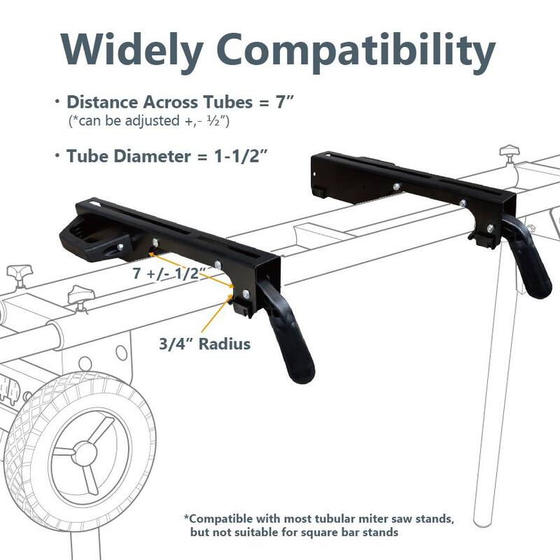 Ensamble de soportes de montaje para soporte de sierra ingletadora (Set de 2) - MT4000MBA