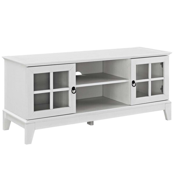 Modway Furniture 47 in. Isle TV Stand - White, 20 x 46.5 x 15.5 in. - EEI-2544-WHI