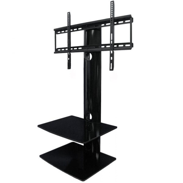 Doba-Bnt TV Stand with Dual AV Shelves for 32-65 in. TV, Black - SA2994878