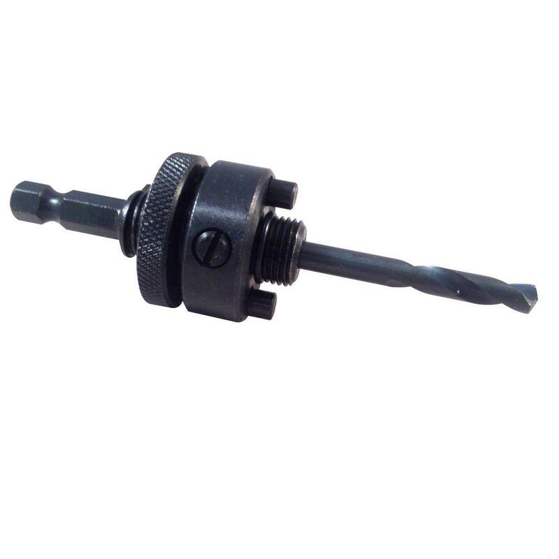 Mandril de unidad de pasador de vástago hexagonal de 3/8 pulgadas para sierra perforadora bi-metal de 1-1/4 pulgadas x 6 pulgadas - 5546