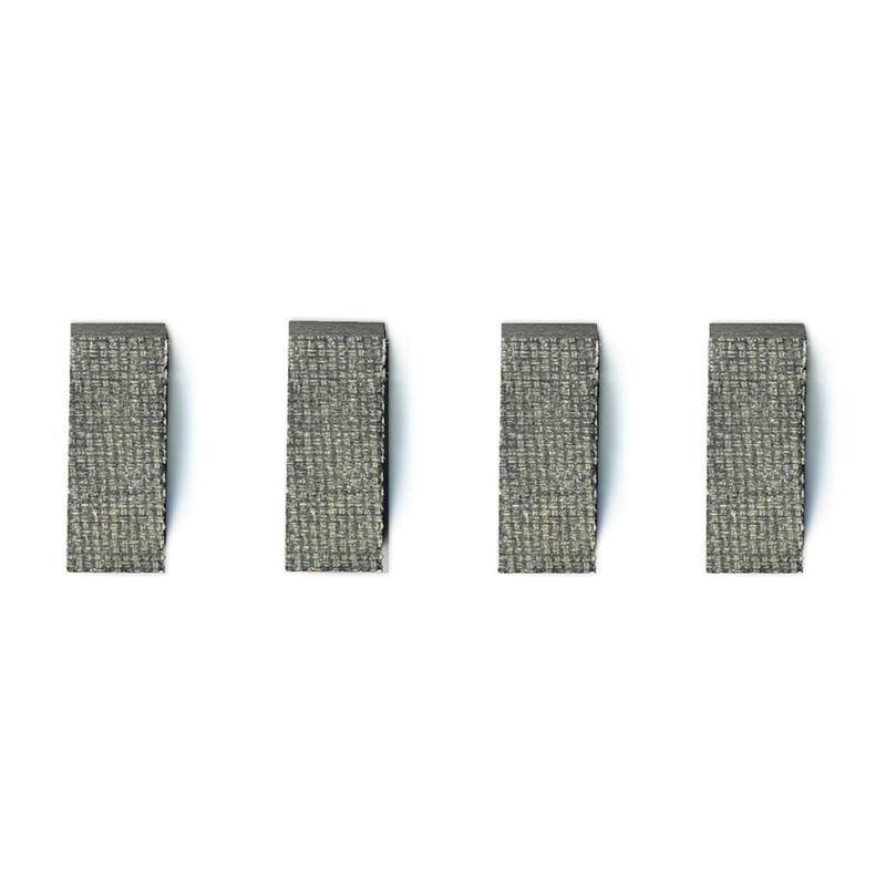 Guía de bloque de cuchilla de sierra de banda de 3/8 pulgadas x 3/8 pulgadas x 3/4 pulgadas (paquete de 4) - CB50010BL