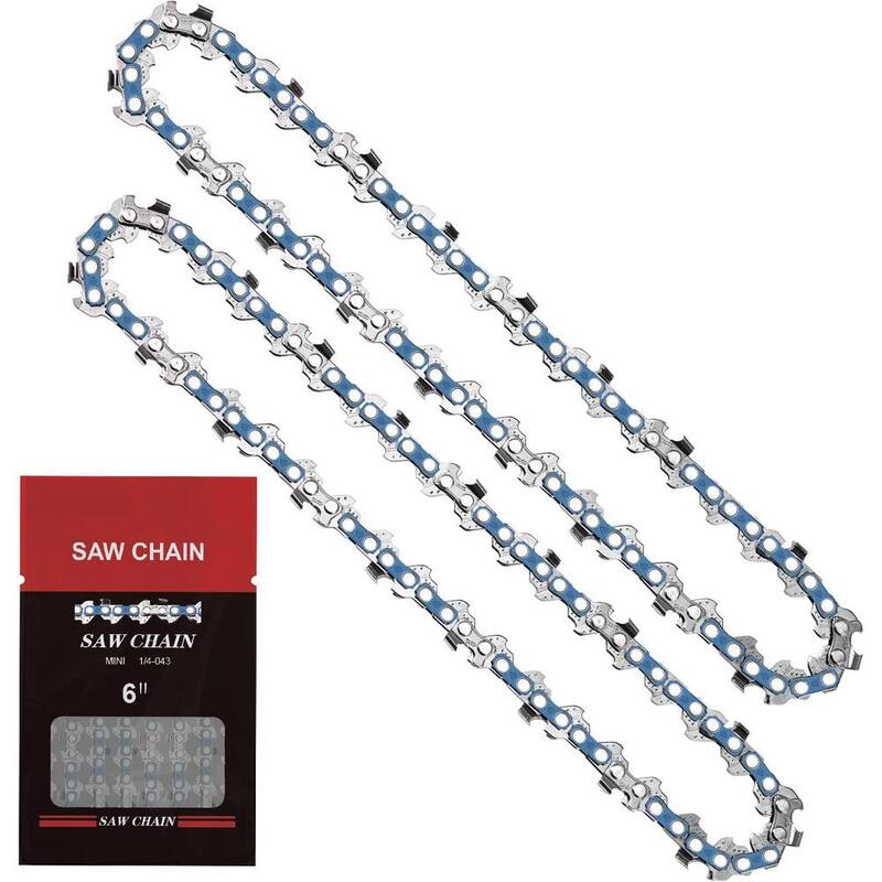 2 Piezas de Cadenas de Sierra Resistentes al Desgaste y Duraderas para Sierra de Cadena Eléctrica Portátil de 6 Pulgadas - GJ15990-X36820