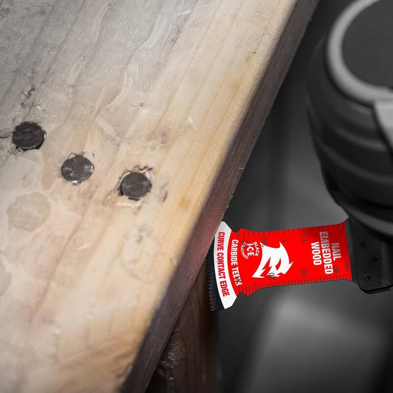 DIABLO Hoja oscilante de carburo de ajuste universal de 1-1/4 pulgadas para madera con clavos incrustados - DOU125CW