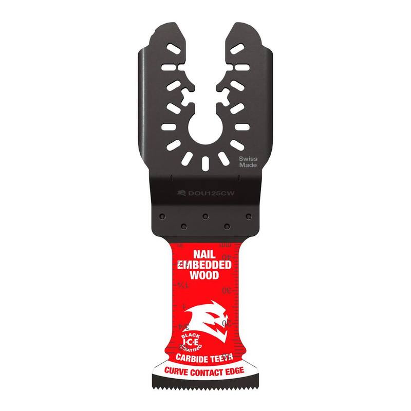 DIABLO Hoja oscilante de carburo de ajuste universal de 1-1/4 pulgadas para madera con clavos incrustados - DOU125CW