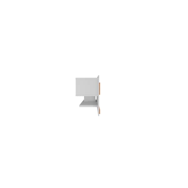 Manhattan Comfort Astor 70.86 Floating Entertainment Center, White - 222BMC6