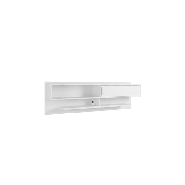 Manhattan Comfort Astor 70.86 Floating Entertainment Center, White - 222BMC6
