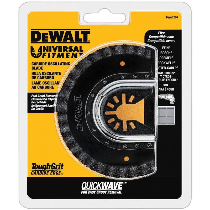 Cuchilla de eliminación rápida de rejunte de carburo DEWALT Oscilante - DWA4220