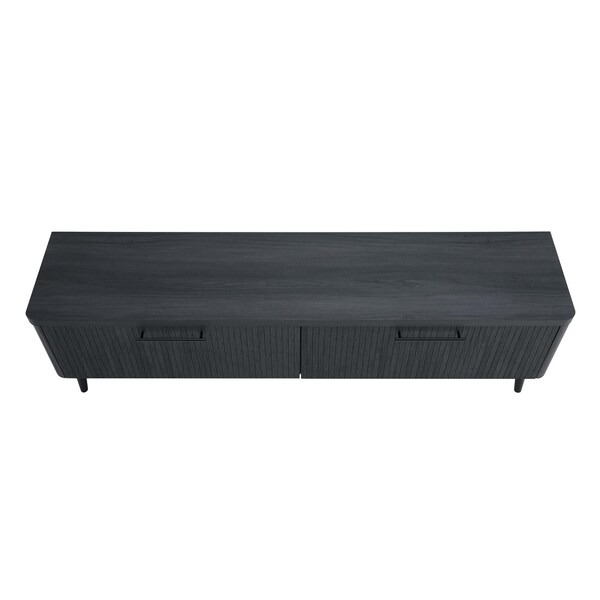 Manhattan Comfort Jodie TV Stand in Charcoal Grey - TV003-GY