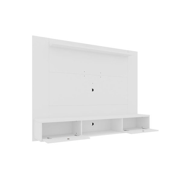 Manhattan Comfort Liberty 70.86 Floating Entertainment Center, White - 235BMC6