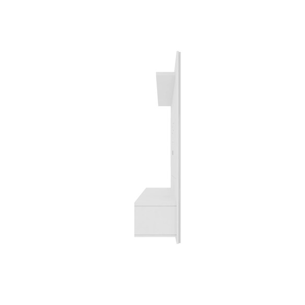Manhattan Comfort Liberty 70.86 Floating Entertainment Center, White - 235BMC6
