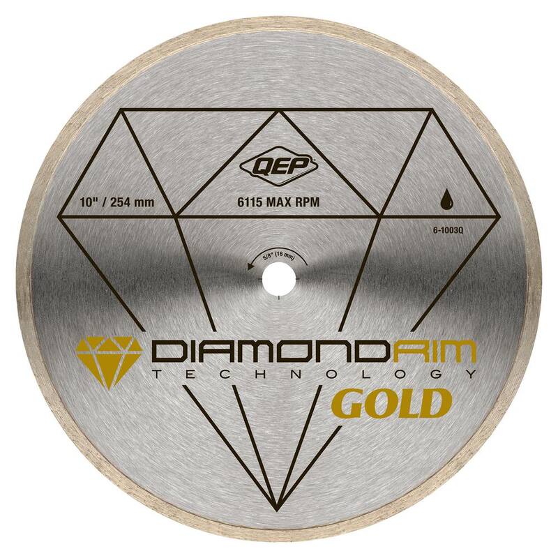 Hoja de diamante premium de 10 pulgadas para corte en húmedo de porcelana y azulejo cerámico - 6-1003Q