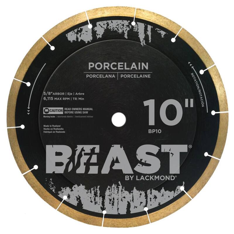 Hoja de porcelana húmeda de la serie Pro Beast 10 pulgadas - BP10