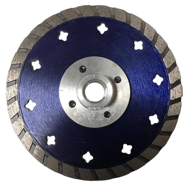 Herramienta de diamante de 5 pulgadas para concreto o albañilería, borde segmentado, hoja de diamante sinterizado para cortar / moler, rosca de árbol de 5/8 pulgadas - CGP05A5_THD