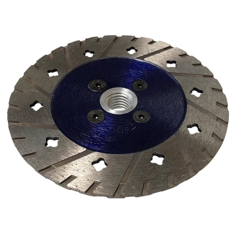 Herramienta de diamante de 5 pulgadas para concreto o albañilería, borde segmentado, hoja de diamante sinterizado para cortar / moler, rosca de árbol de 5/8 pulgadas - CGP05A5_THD