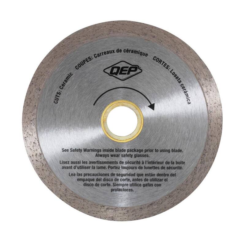Hoja de diamante de 4 pulgadas para sierras de azulejo húmedo o seco para azulejos de cerámica - 6-4001Q