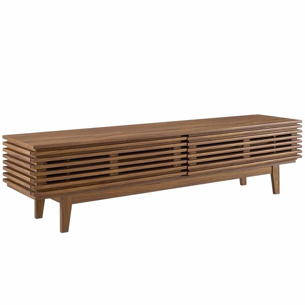 Modway Furniture 71 in. Render TV Stand, Walnut - EEI-3348-WAL