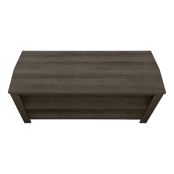 Monarch Specialties Tv Stand, 42 Inch, Console, Storage Shelves, Living Room, Bedroom, Brown Laminate - I 2514