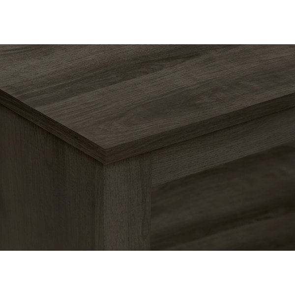 Monarch Specialties Tv Stand, 42 Inch, Console, Storage Shelves, Living Room, Bedroom, Brown Laminate - I 2514