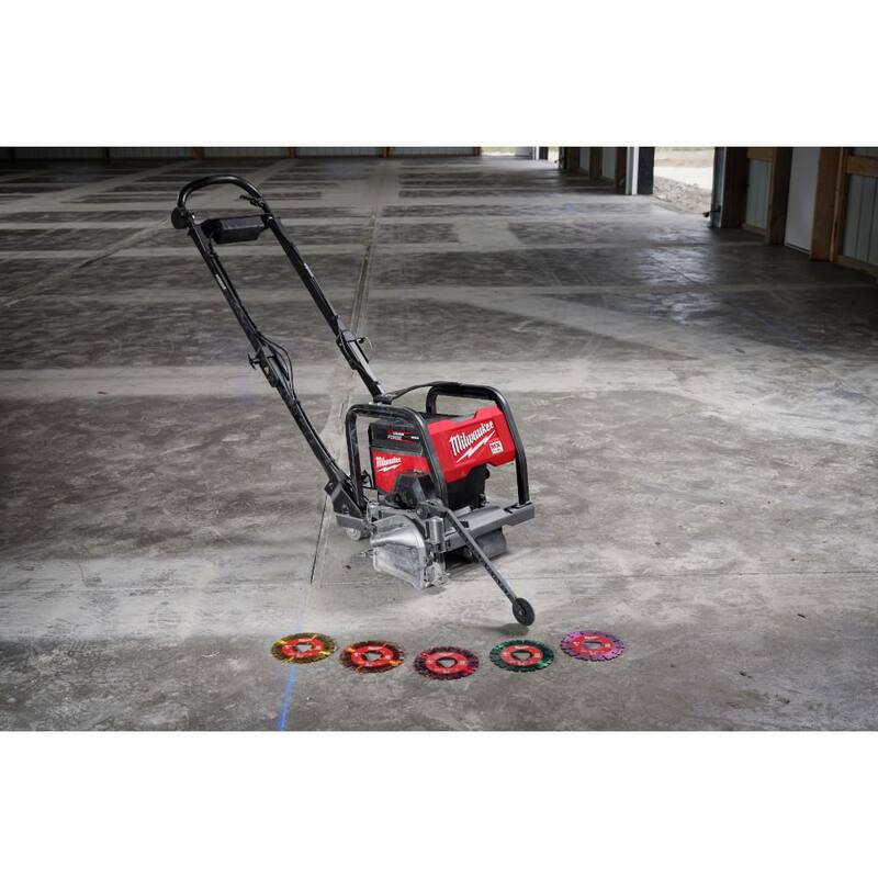 Milwaukee Rojo 6 pulgadas x .100 pulgadas Hoja de Diamante de Borde Segmentado para Corte de Concreto Verde (Paquete de 1) - 49-93-7263