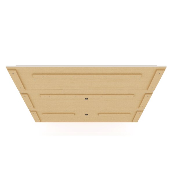 Manhattan Comfort Tribeca 62.99 Floating Entertainment Center, Off White/Orange Pink - 1PMC85