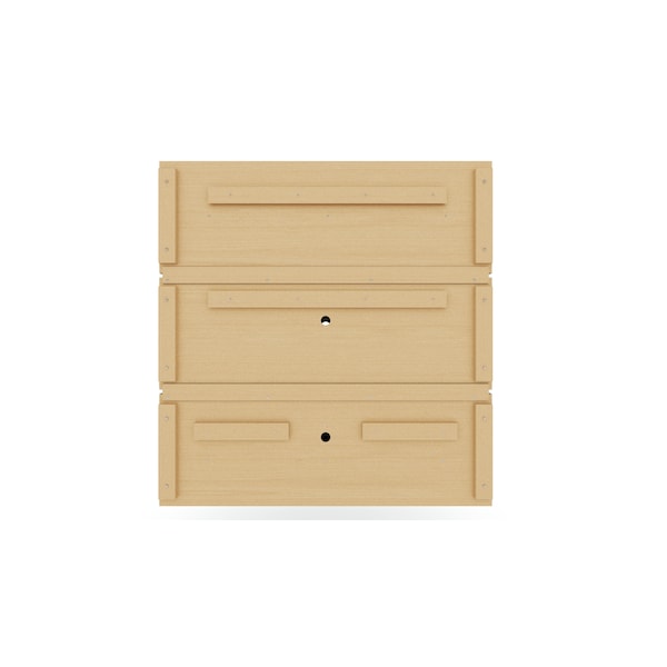 Manhattan Comfort Tribeca 62.99 Floating Entertainment Center, Off White/Orange Pink - 1PMC85