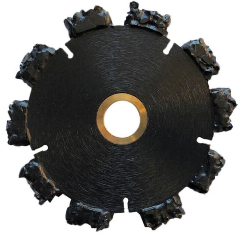 EDiamondTools 5 in. Cortador multiusos, borde segmentado, breaching, aplicación de rescate de carburo, hoja de demolición, 7/8 in. Arbor - DM05A7.