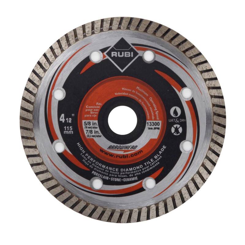 Cuchilla premium de punta de flecha de 4.5 pulgadas para corte en seco y húmedo - 31916