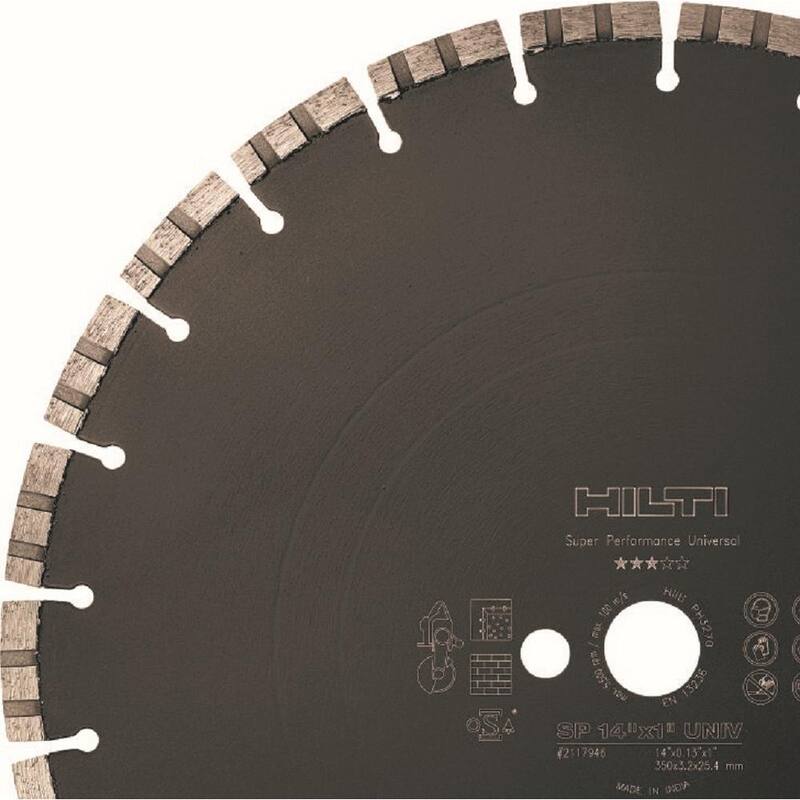 Hilti 16 pulgadas. Disco de Diamante Universal Segmentado - 2117947