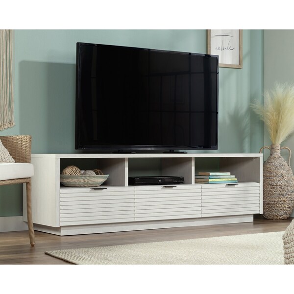Sauder Harvey Park Entertainment Credenza Go A2 , Accommodates up to a 70 in. TV weighing 95 lbs - 433483