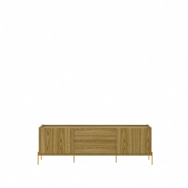Manhattan Comfort Jasper 72.91 TV Stand in Oak Pro Touch - 226852