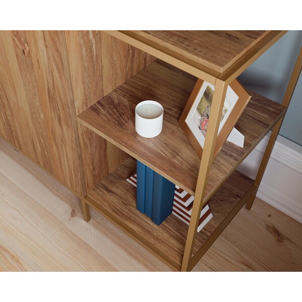 Sauder International Lux Entertain Credenza Sm , Accommodates up to a 65 in. TV weighing 70 lbs - 428195