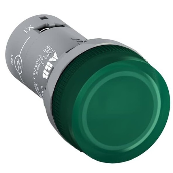 Abb CL2-515G, LUZ PILOTO CL2 VERDE 110-130V DC, PAQUETE DE 10 - CL2-515G