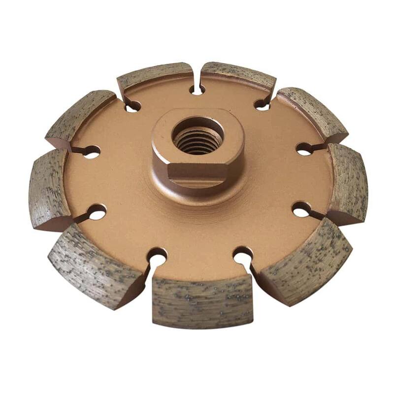EDiamondTools 4.5 pulgadas. Hoja de diamante de segmentos de corte de concreto y asfalto, 1/2 pulgada de ancho de segmento - CCS4550A5_THD