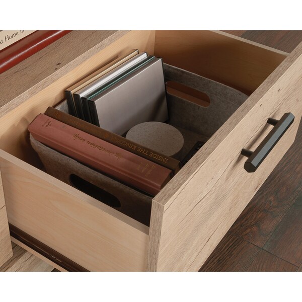 Sauder Aspen Post Entertainment Credenza Pmo , Durable, 1 in. thick top for dependable television display - 433961