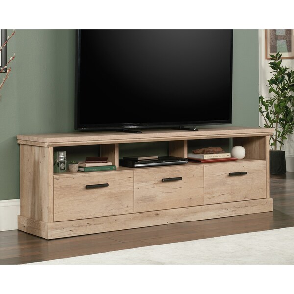 Sauder Aspen Post Entertainment Credenza Pmo , Durable, 1 in. thick top for dependable television display - 433961