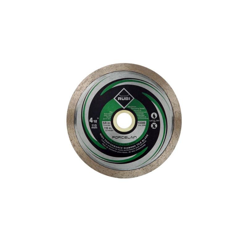 Disco de Diamante para Porcelana de 4-1/2 pulgadas para Corte en Seco y Húmedo - 31914