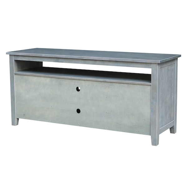 International Concepts Entertainment / TV Stand with 2 Doors, Heather Grey-Antique Washed - TV105-51