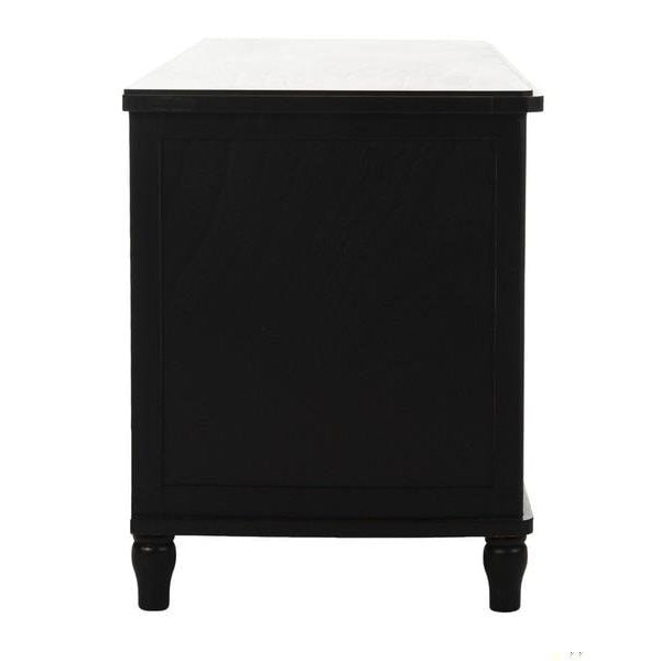 Safavieh Rooney Tv Unit- Distressed Black - 20.1 X 15.7 X 47.2 In. - AMH5745A