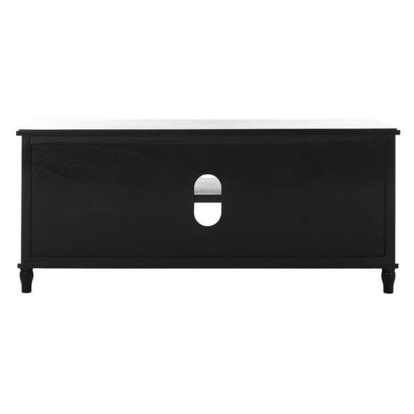 Safavieh Rooney Tv Unit- Distressed Black - 20.1 X 15.7 X 47.2 In. - AMH5745A