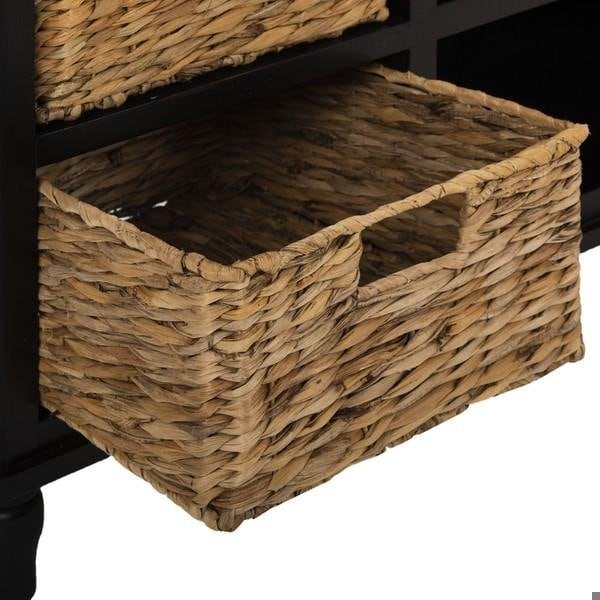 Safavieh Rooney Tv Unit- Distressed Black - 20.1 X 15.7 X 47.2 In. - AMH5745A