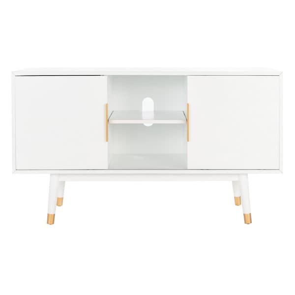 Safavieh Ligia 2 Door Media Stand, White - MED6400A