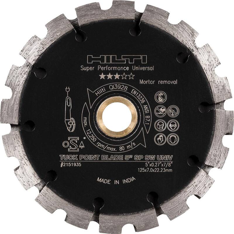 Disco de juntas de bolsillo de diamante universal de 5 pulgadas con 10 segmentos de alto desempeño (paquete de 6) - 2151935