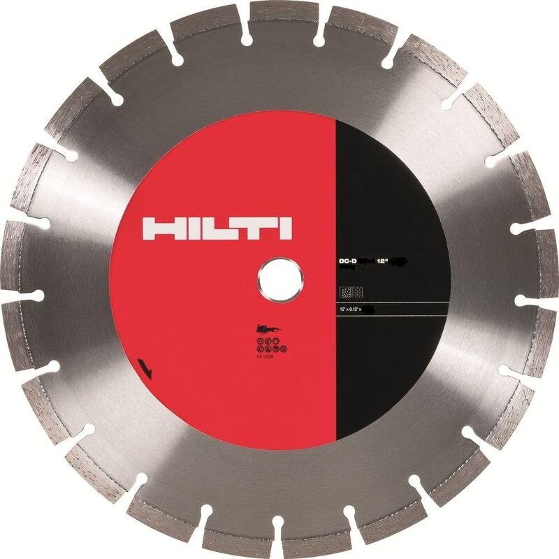Disco de corte segmentado universal de diamante de 12 pulgadas x 1 pulgada - 2117941 de Hilti