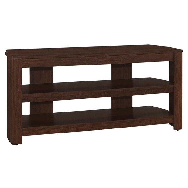 Magneticismmagnetismo Cherry Particle Board Laminate TV Stand, 15.5 x 42 x 19.75 in. - MA3088921
