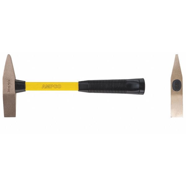Ampco Safety Tools Scaling Hammer, 1 lb., Fiberglass Handle - H-602FG