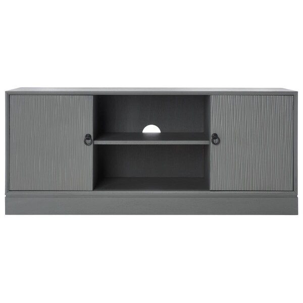 Safavieh 20 x 47.3 x 15.8 in. Aliyah 2 Door 1 Shelf Media Stand, Distressed Grey - MED5710B